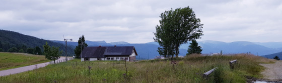 Le refuge du Touring Club Mulhouse, au col du Hahnenbrunnen.