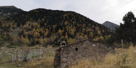 Le refuge vu de l'arri&egrave;re