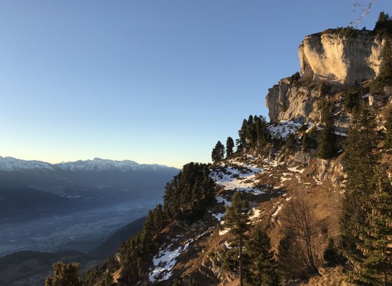 Le Sangle des Belles Ombres au lever du Soleil
