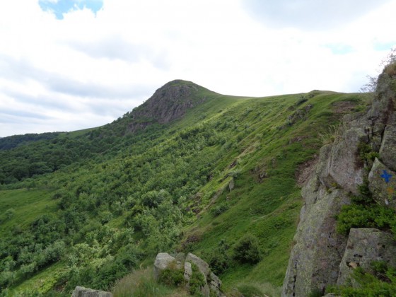 Le sentier croix bleue sous le Rothenbachkopf
