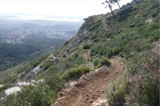 Le sentier de la Cramée