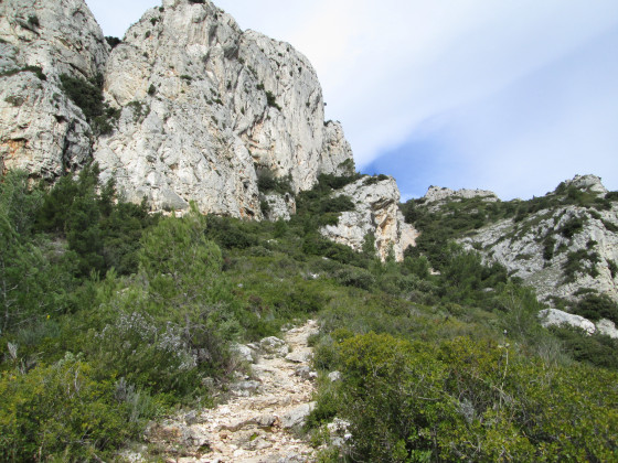 Le sentier du départ
