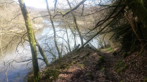 Le sentier rive gauche de la Creuse