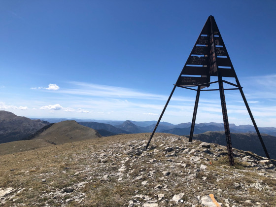 Le sommet de la Bernarde