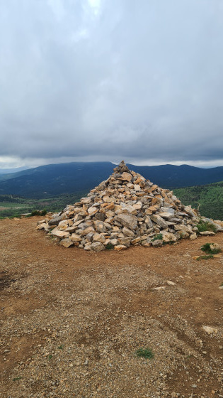 Le sommet du roc