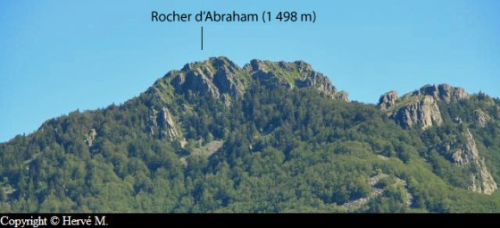 Le sommet escarpé du Rocher d’Abraham