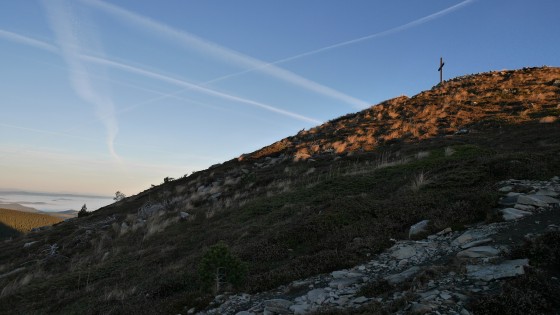 Le sommet nord au lever du soleil