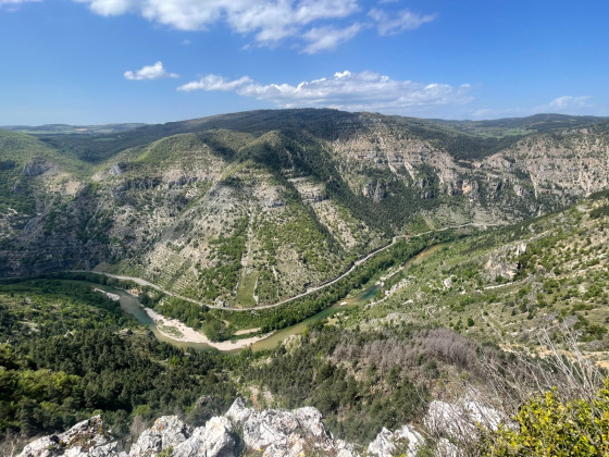 Le Tarn, vue du Belv&eacute;dere