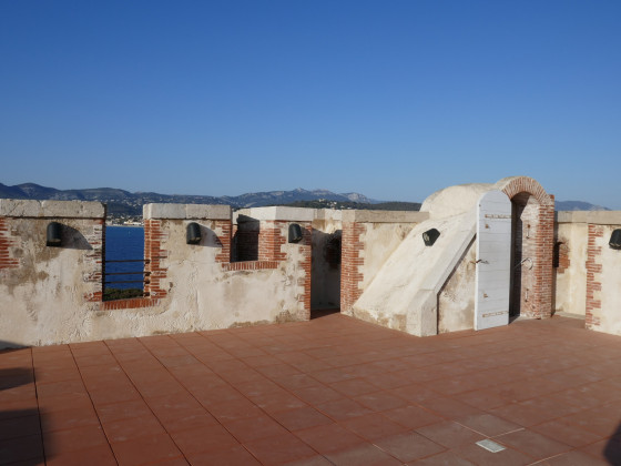 Le toit terrasse du fort