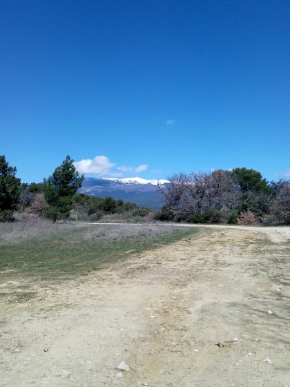 le Ventoux sous la neige en avril