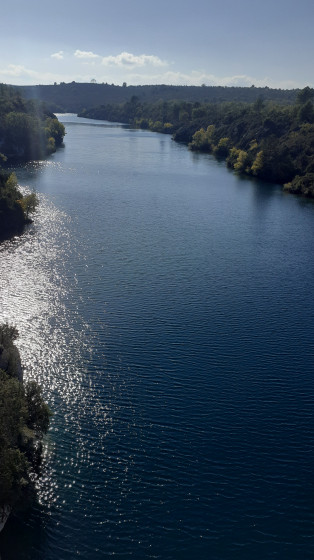 Le Verdon vers le barrage