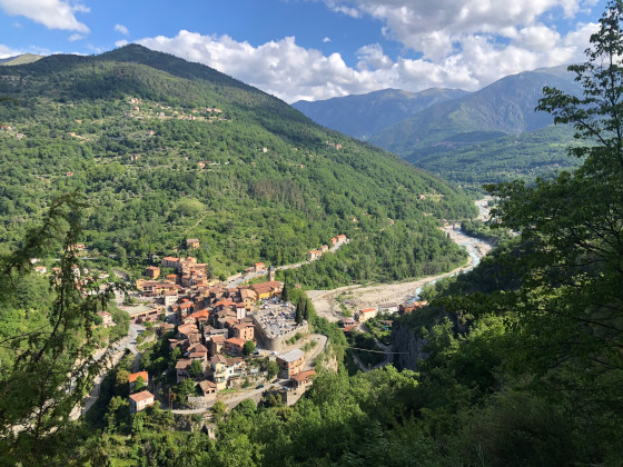 Le village de Lantosque