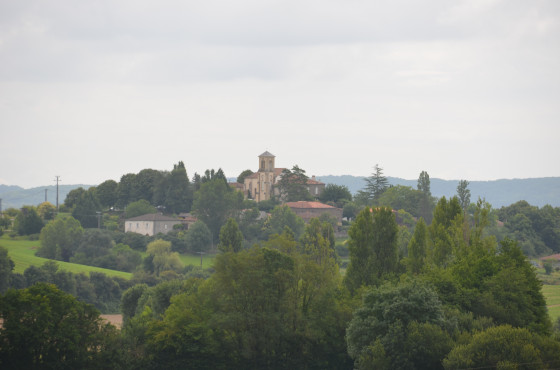 Le village de Saint AIgnan au retour