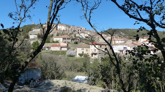 Le village de Sall&egrave;les-Cabard&egrave;s