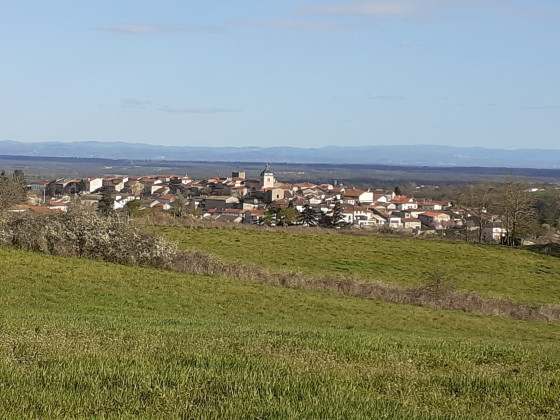 Le village vu des Chan&eacute;es