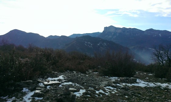 Les Trois Becs vus du sommet