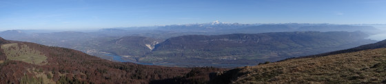 Les Alpes depuis le Grand Colombier
