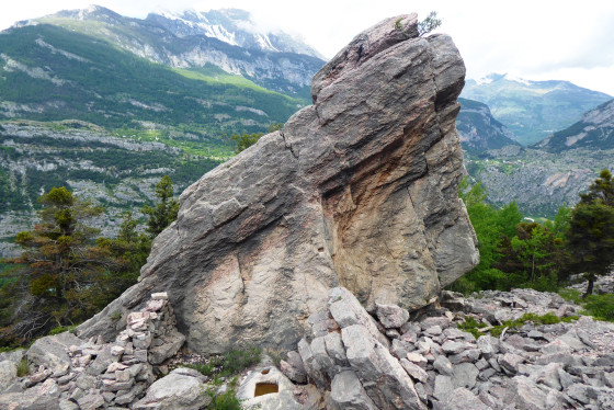 Les blocs rocheux de Champaussel
