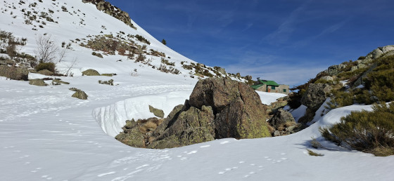 Les cabanes.