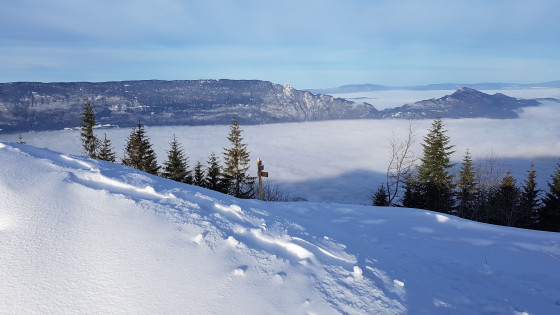 Vue depuis le lieu dit  \
