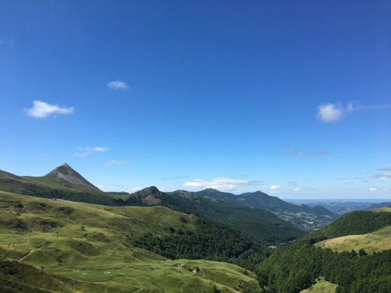 Les cr&ecirc;tes de la vall&eacute;e de Mandailles, rive gauche