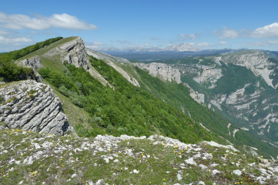 Les crêtes du But de l'Aiglette
