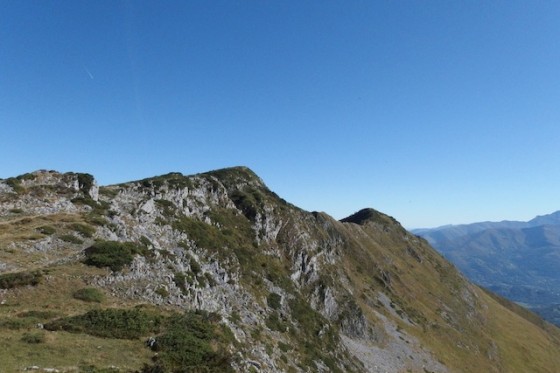 Les crêtes qui relient le Soum d'Andorre et le Soum de Conques