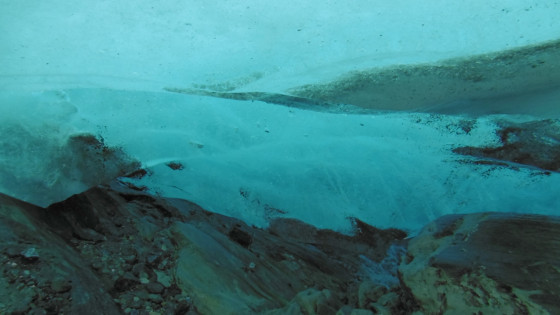 Les dessous du glacier