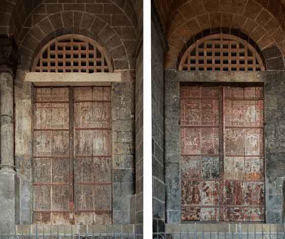 les deux grandes portes dites \