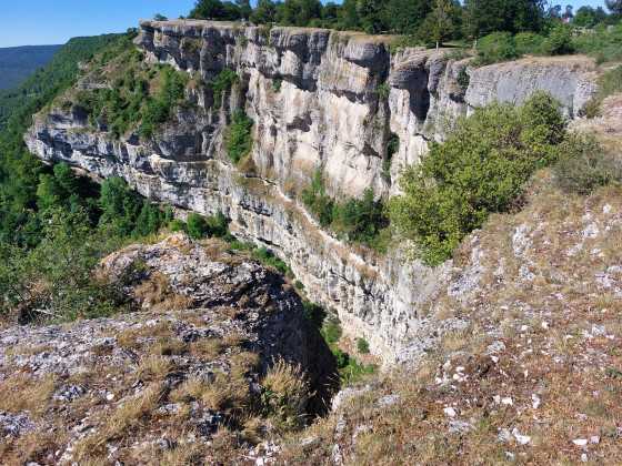 Les falaises vues depuis l\'Est