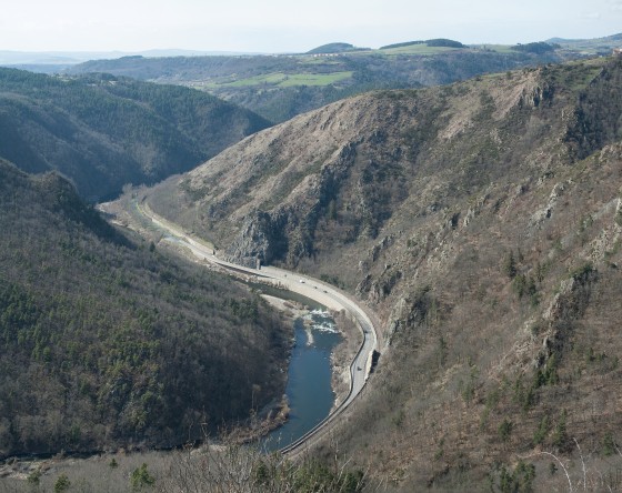 Les gorges de la Loire