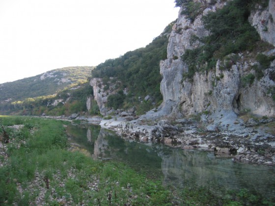 Les Gorges du Gardon en été