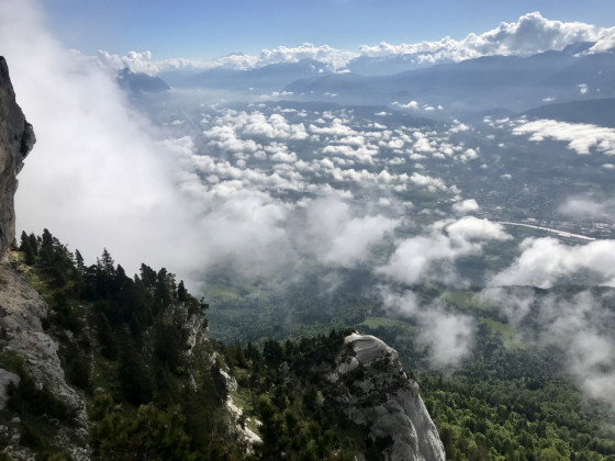Les Griffes de l\'Ours depuis la crête de Belles Ombres