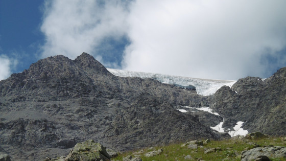 Les hauts du glacier du Gebroulaz et l\'aiguille de Polset