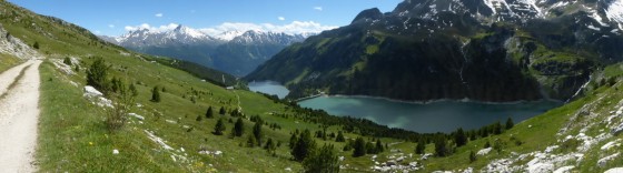 Les lacs de plan d\'Amont et plan d\'Aval