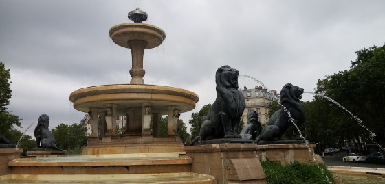 Les lions de la Fontaine du Château d\'Eau