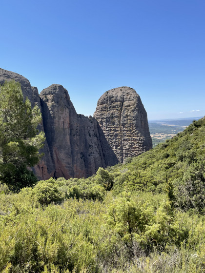 Les Mallos pendant la mont&eacute;e