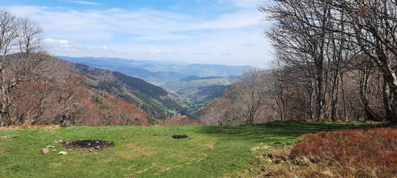les monts à perte de vue