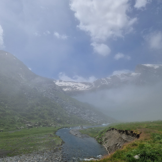 Les nuages ne nous ont pas fait rebrousser chemin