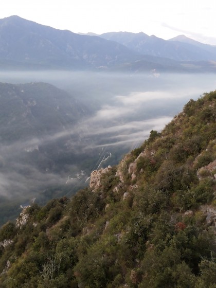 Les pentes abruptes du Sant-Pere