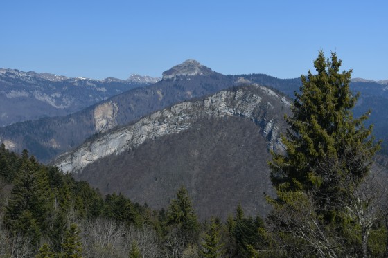 Les plis rocheux du massif de Chartreuse