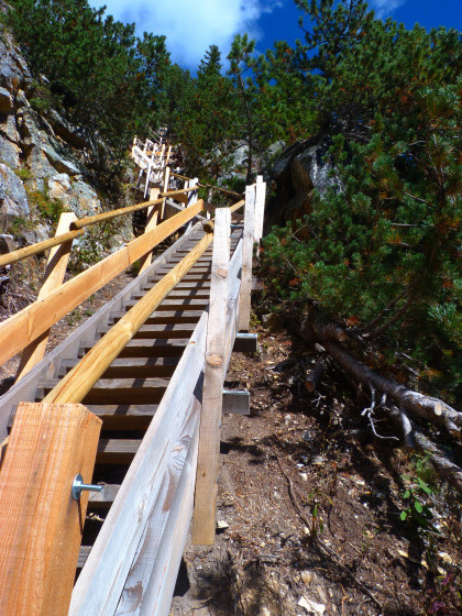 les rampes d'escalier