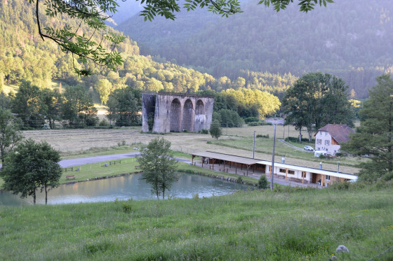 Les restes du viaduc