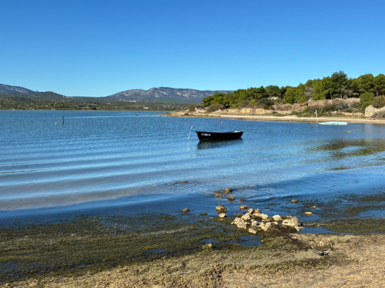 Les rives de l'&eacute;tang de Leucate
