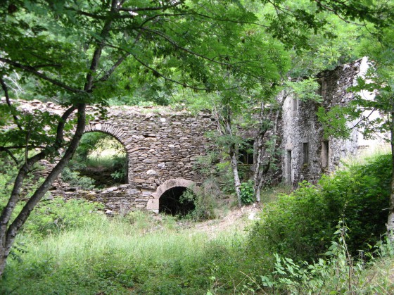 Les ruines de Moncuq.