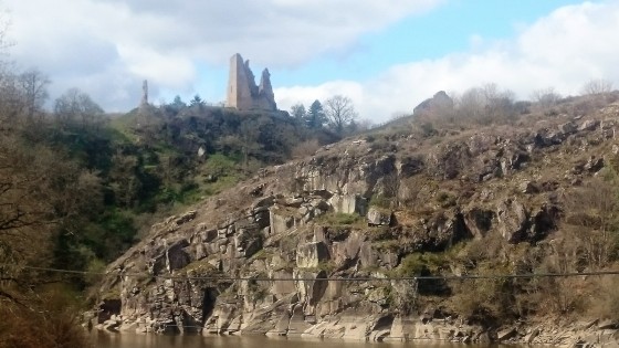 Les ruines du château de Crozant