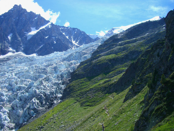 Les séracs du Glacier des Bossons