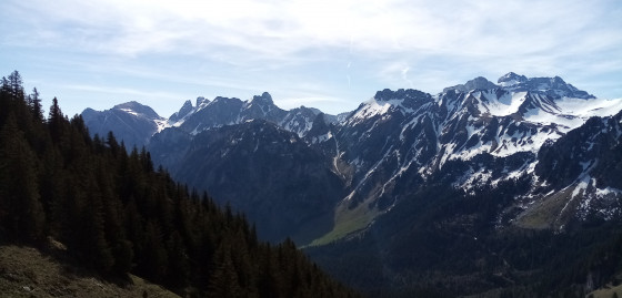Les sommets de la région de Tanay (Valais, Suisse)