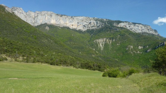 Les terres cultivées de l'abbaye