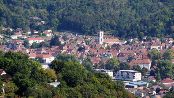 Les vieux toits de Baume-les-Dames